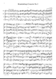 J.S.Bach Brandenburg Concerto No.3, all mvts., BWV1048, for string quartet, CB212