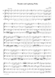 J.Strauss Thunder and Lightning Polka, for string quartet, CS111