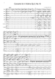 Vivaldi Concerto for 4 Violins Op.3, No.10, for string orchestra, SV005