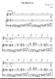 The Black Cat For Vocal and Piano Accompaniment