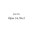 Opus 14, no. 2 - guitar tablature mini preview