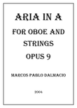 Aria for Oboe and Strings Opus 9