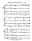 I Know That My Redeemer Lives piano duet