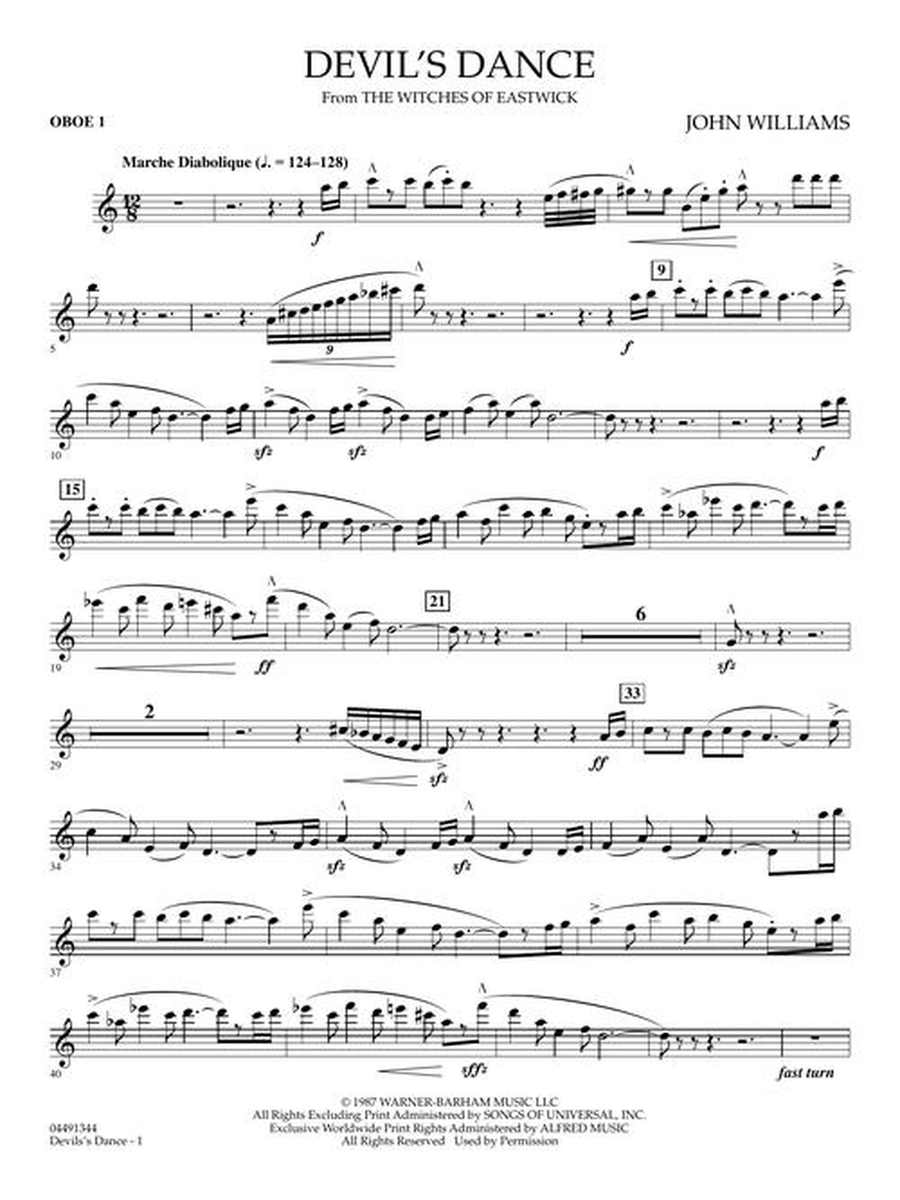 Devil's Dance (from The Witches of Eastwick) Full Orchestra scores gallery preview page 12