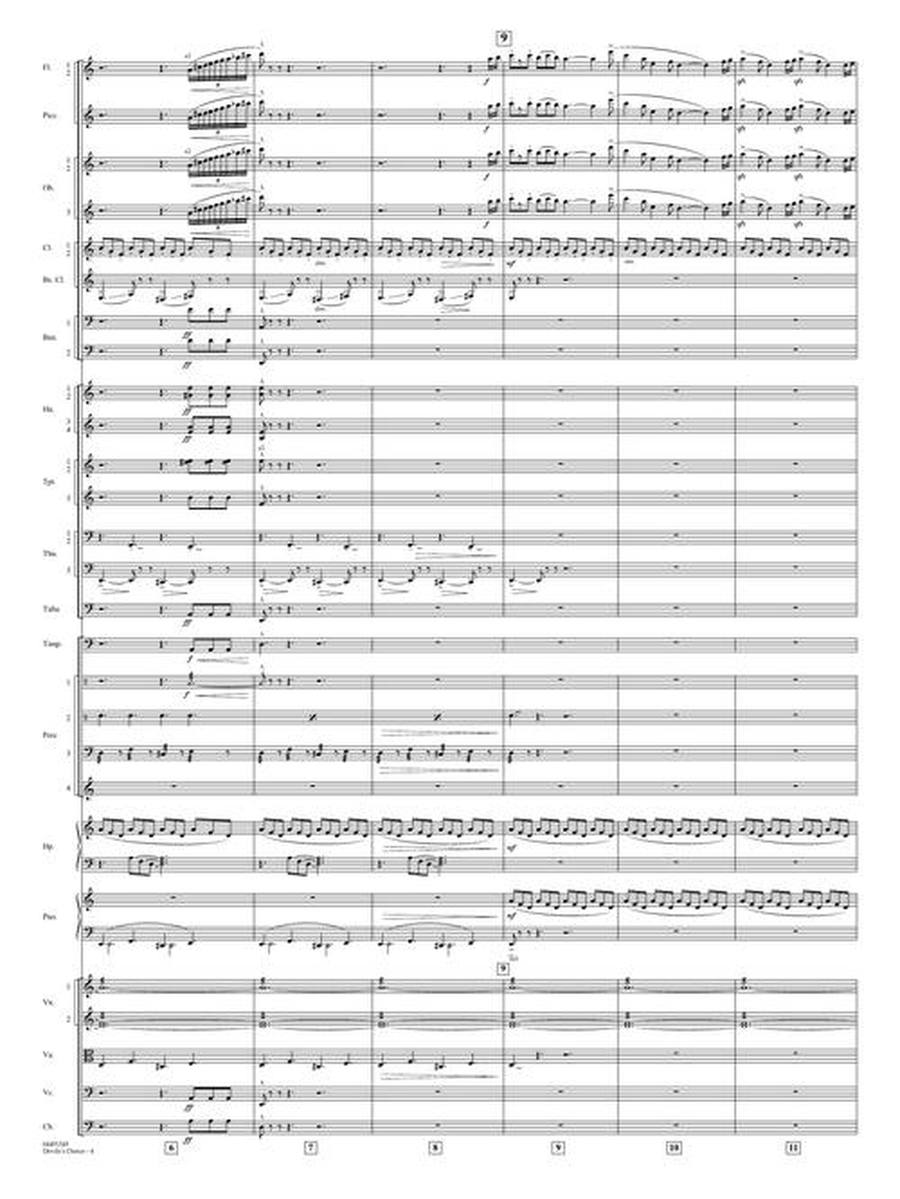 Devil's Dance (from The Witches of Eastwick) Full Orchestra scores gallery preview page 5
