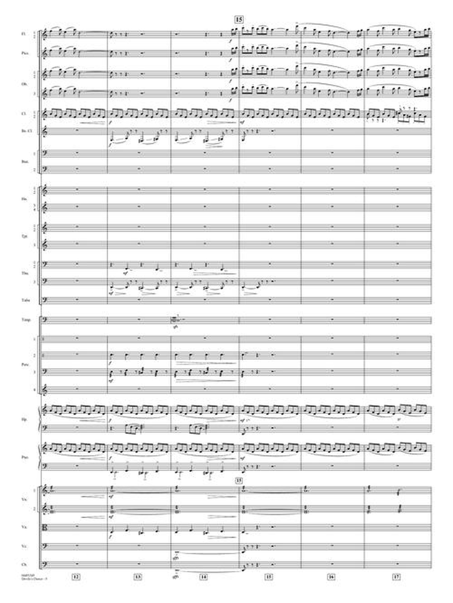 Devil's Dance (from The Witches of Eastwick) Full Orchestra scores gallery preview page 6