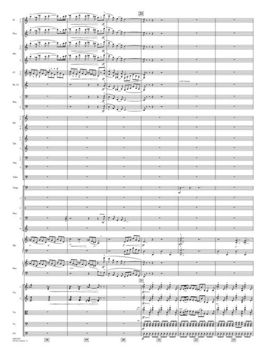 Devil's Dance (from The Witches of Eastwick) Full Orchestra scores gallery preview page 7