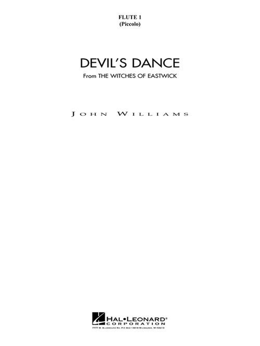 Devil's Dance (from The Witches of Eastwick) Full Orchestra scores gallery preview page 8