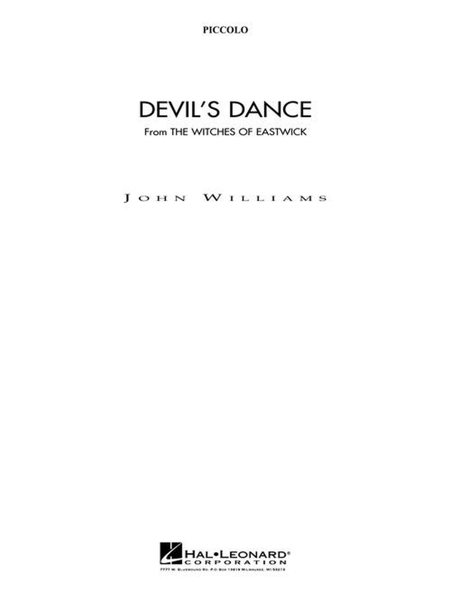 Devil's Dance (from The Witches of Eastwick) Full Orchestra scores gallery preview page 10