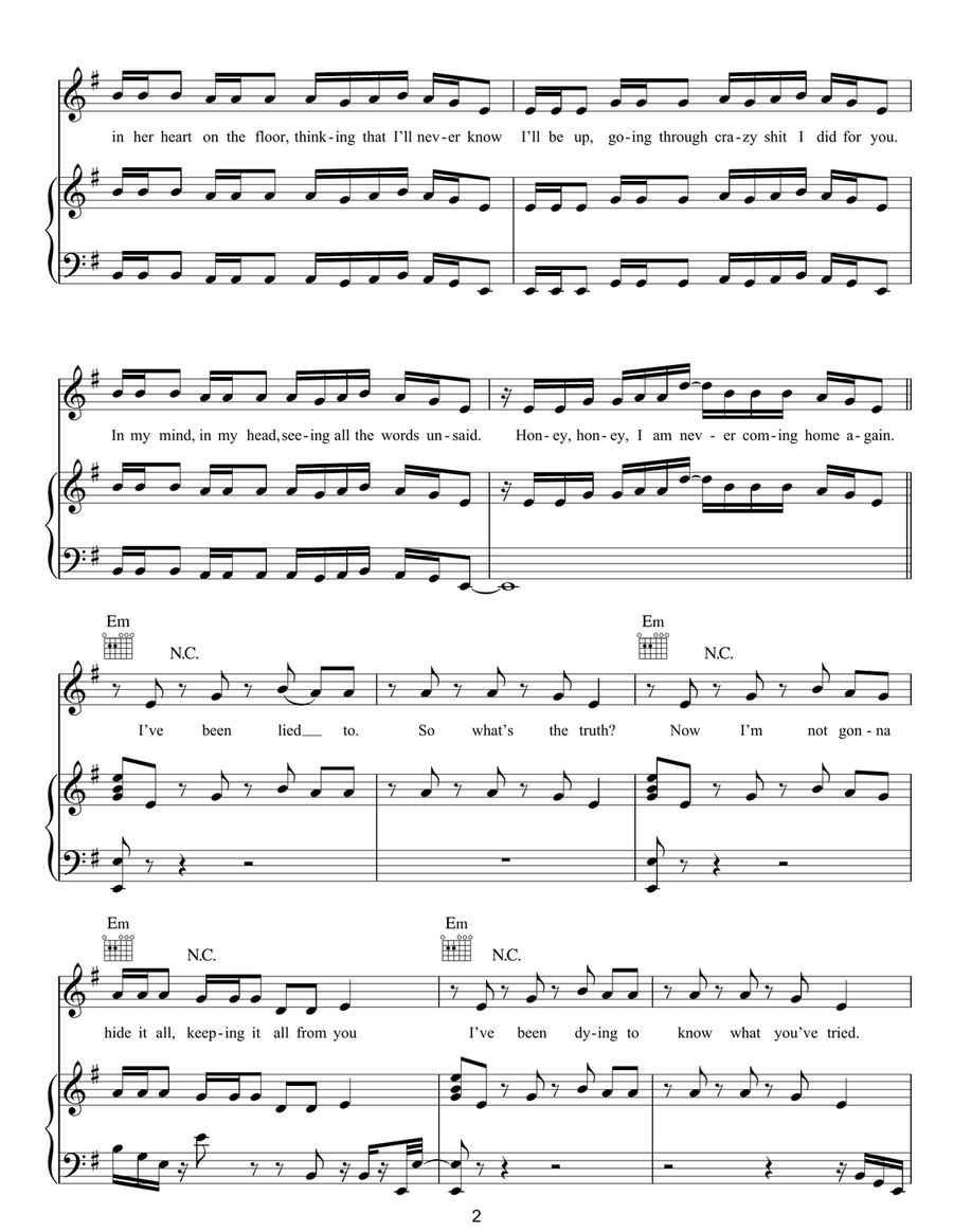 My Song 5 My Song 5 Acoustic Guitar scores gallery preview page 2