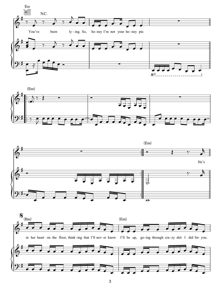 My Song 5 My Song 5 Acoustic Guitar scores gallery preview page 3