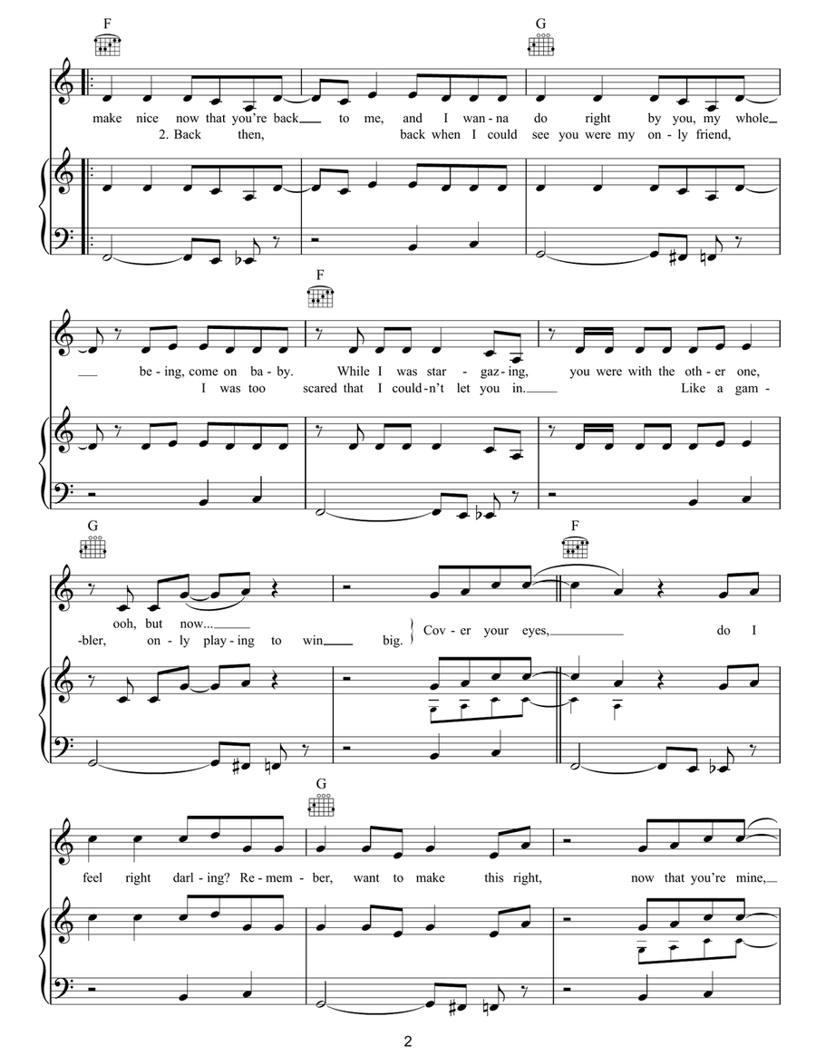 Send Me Down Send Me Down Acoustic Guitar scores gallery preview page 2
