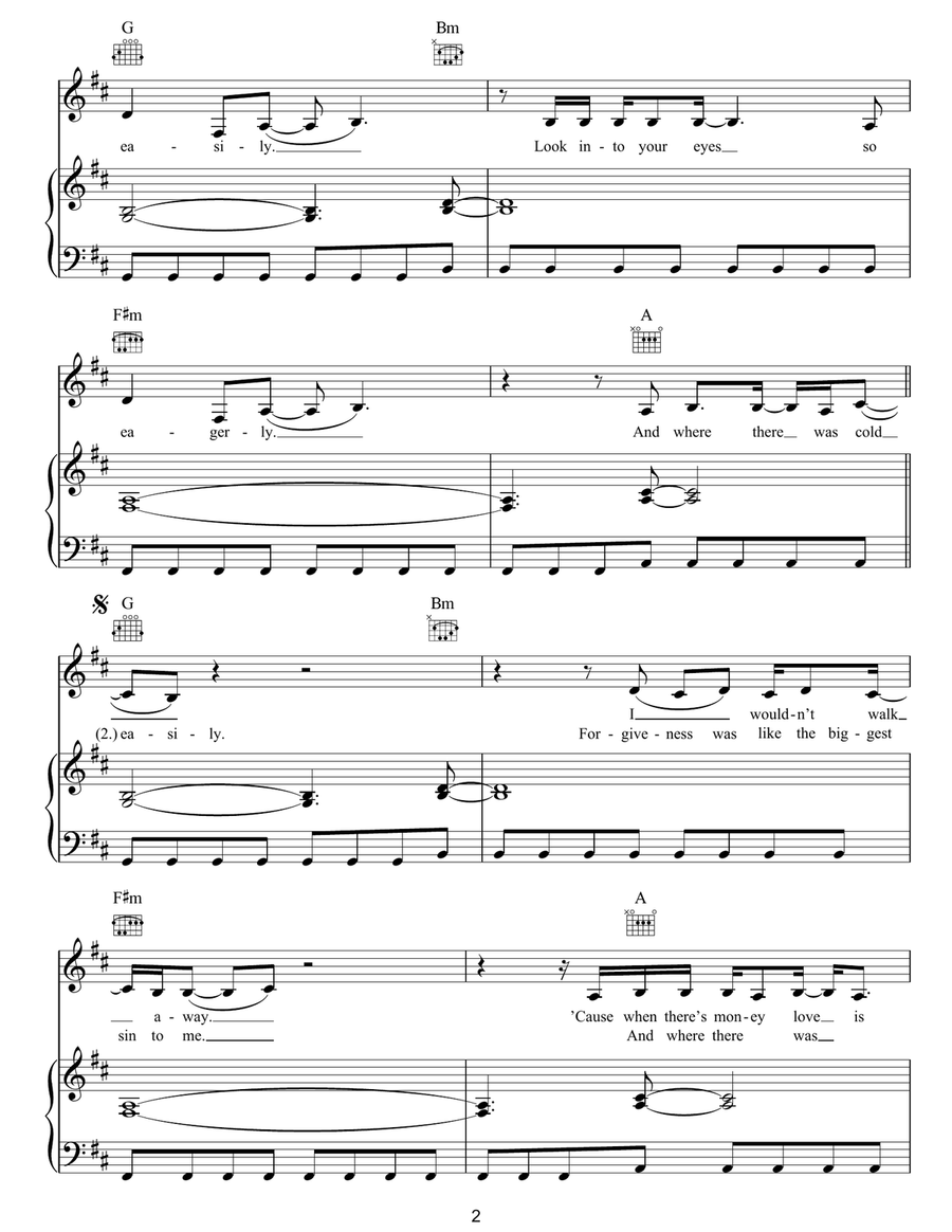 I Hope I Hope Acoustic Guitar scores gallery preview page 2