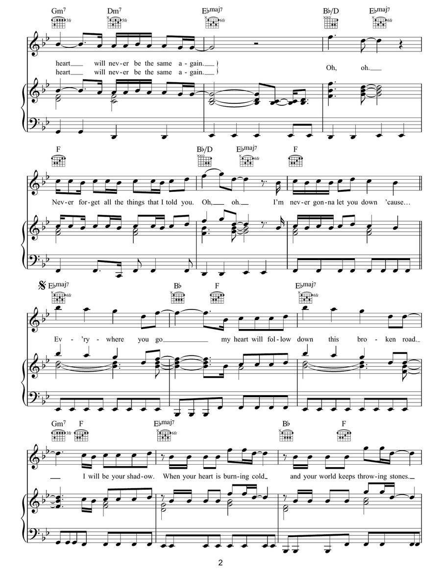 Everywhere You Go Everywhere You Go Acoustic Guitar scores gallery preview page 2