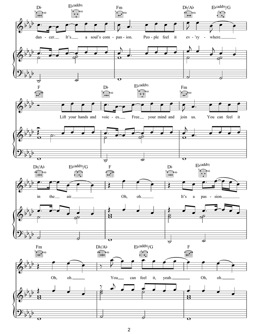 Of The Night Of The Night Acoustic Guitar scores gallery preview page 2