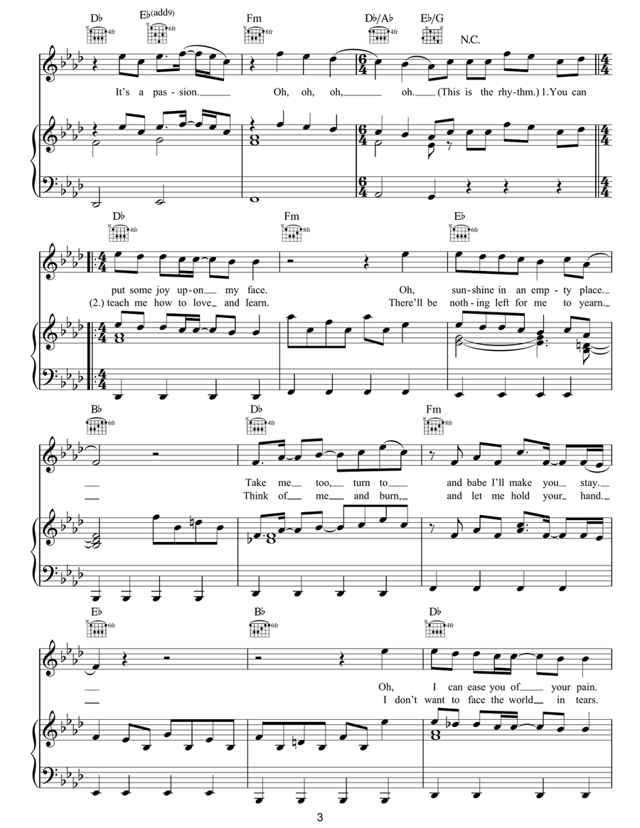 Of The Night Of The Night Acoustic Guitar scores gallery preview page 3