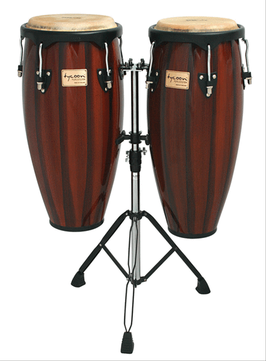 Artist Hand-Painted Series Brown Congas Percussion scores gallery preview page 1