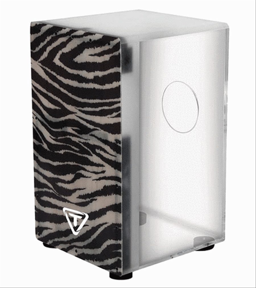 29 Series Clear Acrylic Cajon With Premium Fiberglass Front Plate - Zebra Design Drums & Percussion Instruments scores gallery preview page 2