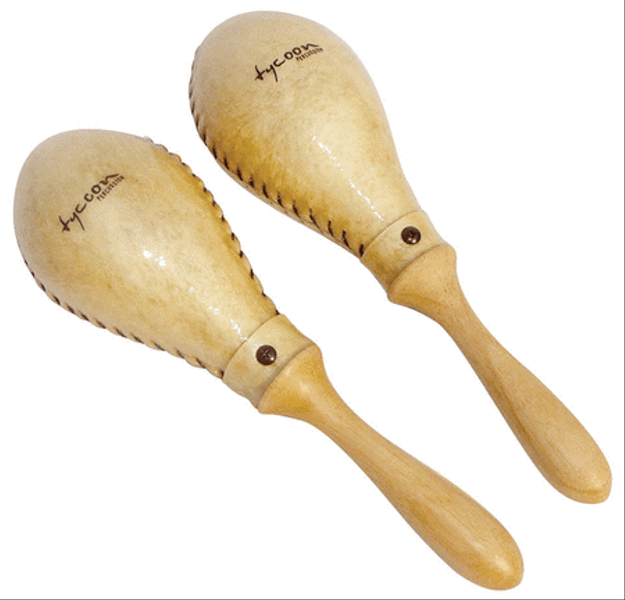 Large Oval Cowhide Maracas Drums & Percussion Instruments scores gallery preview page 1