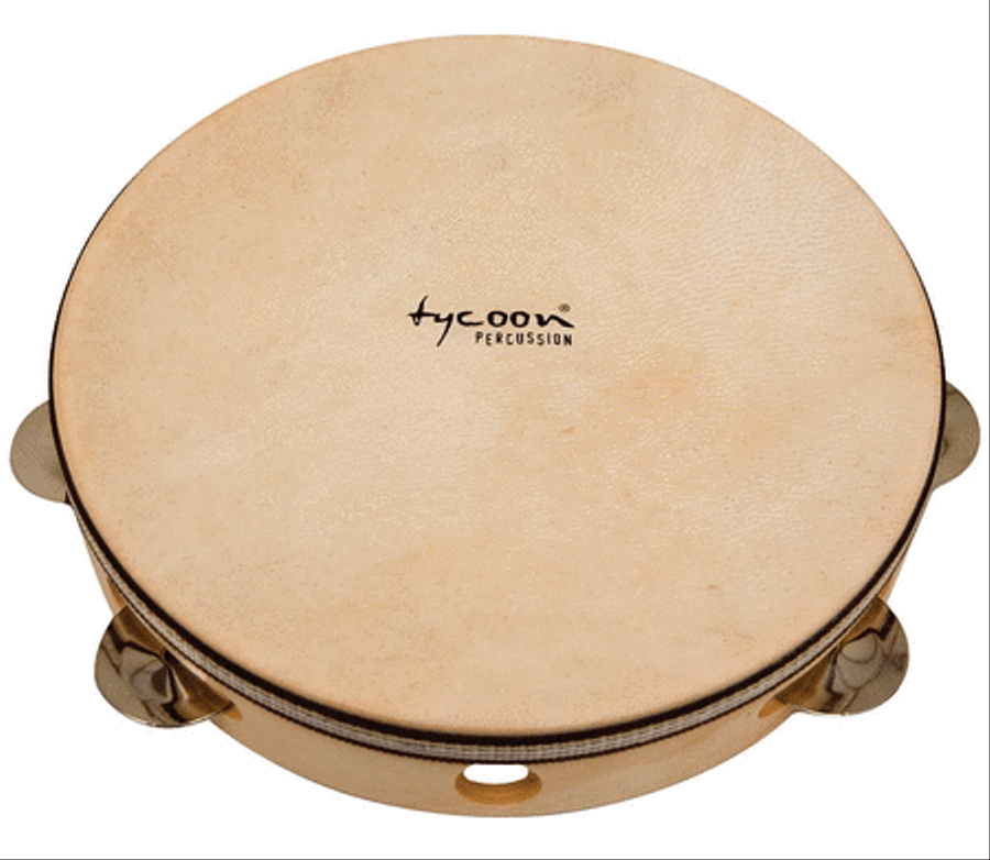 Single Row Headed Wooden Tambourine Tambourines scores gallery preview page 1