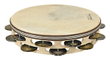 Double Row Headed Wooden Tambourine