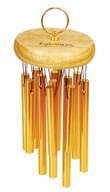 18 Gold Plated Chimes on Siam Oak Bar
