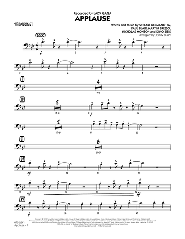 Applause - Trombone 1