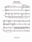 Restoration (Come Ye Sinners) Flute, Clarinet duet, with piano