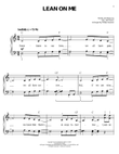 Lean On Me (arr. Phillip Keveren)