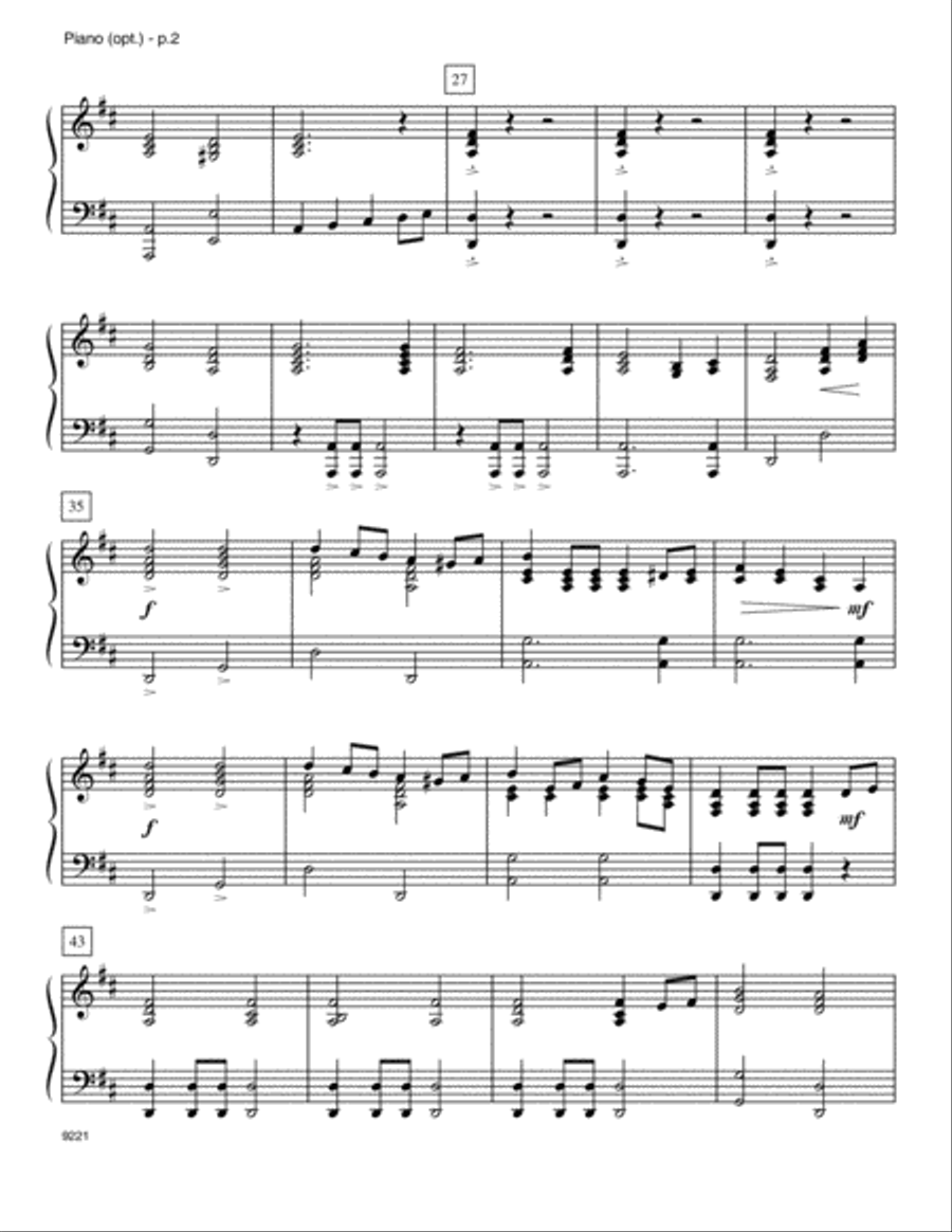 Light Cavalry March - Piano Piano Solo scores gallery preview page 2
