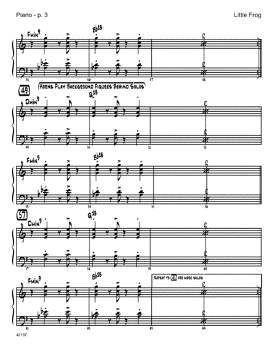 Little Frog - Piano Easy Piano scores gallery preview page 3