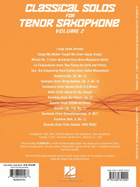 Classical Solos for Tenor Saxophone, Vol. 2 Tenor Saxophone scores gallery preview page 7