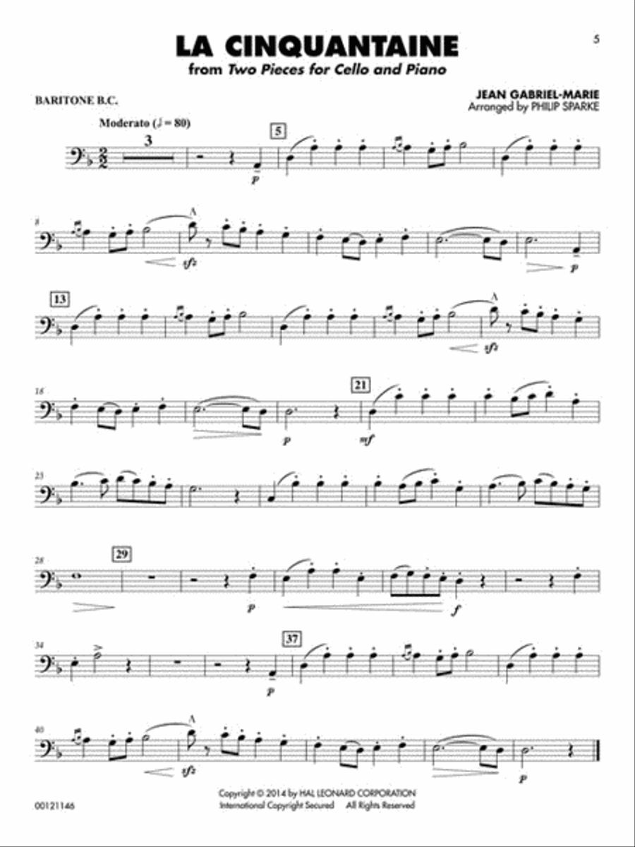Classical Solos for Baritone B.C., Vol. 2 Baritone Horn BC scores gallery preview page 5