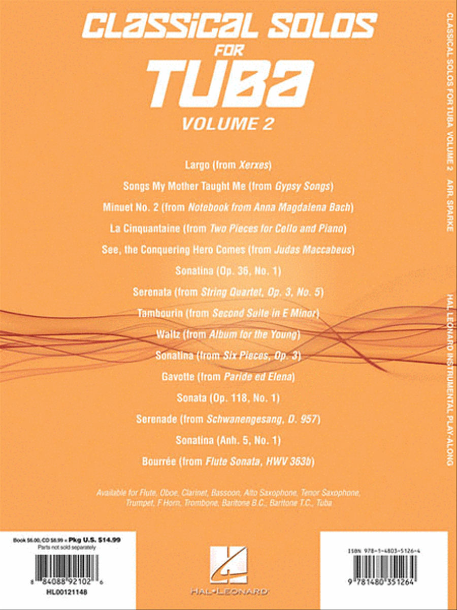 Classical Solos for Tuba (B.C.), Vol. 2 Tuba scores gallery preview page 2