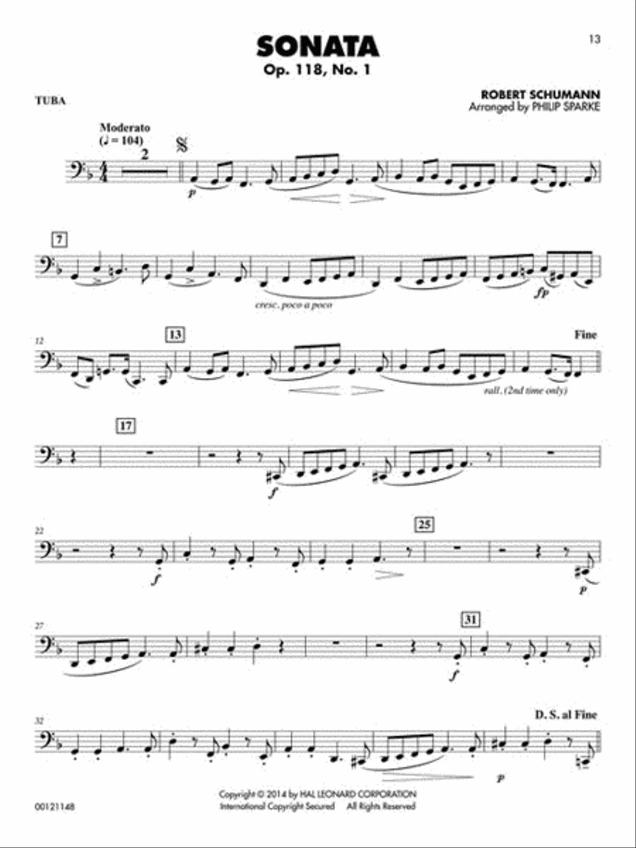 Classical Solos for Tuba (B.C.), Vol. 2 Tuba scores gallery preview page 4