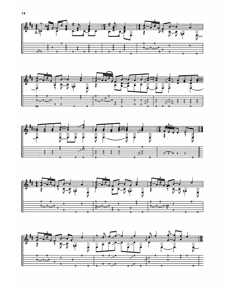 Black Mountain Side Black Mountain Side Acoustic Guitar scores gallery preview page 2