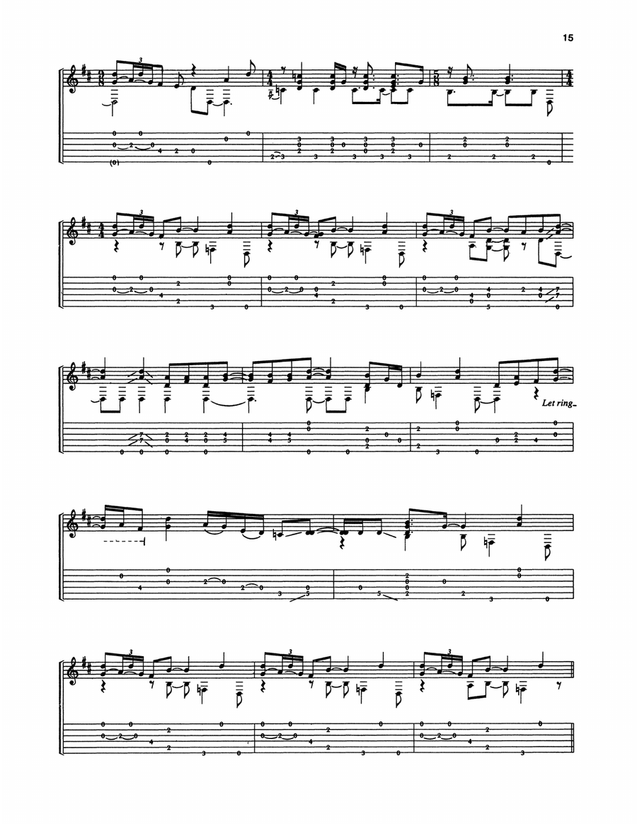 Black Mountain Side Black Mountain Side Acoustic Guitar scores gallery preview page 3