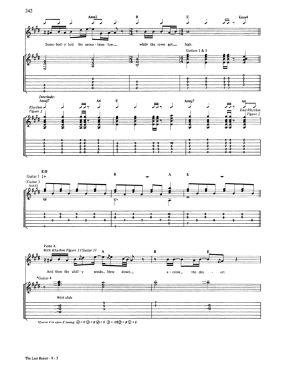 The Last Resort Electric Guitar scores gallery preview page 3