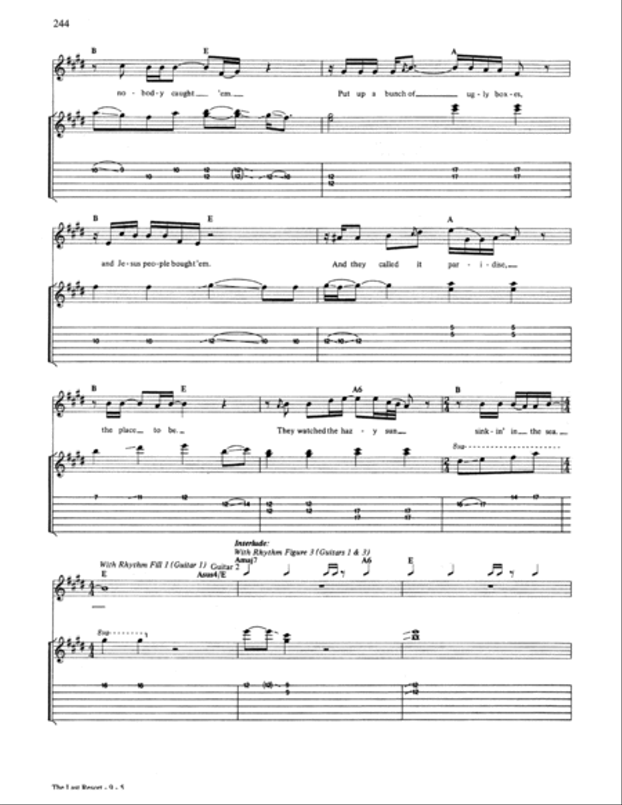 The Last Resort Electric Guitar scores gallery preview page 5