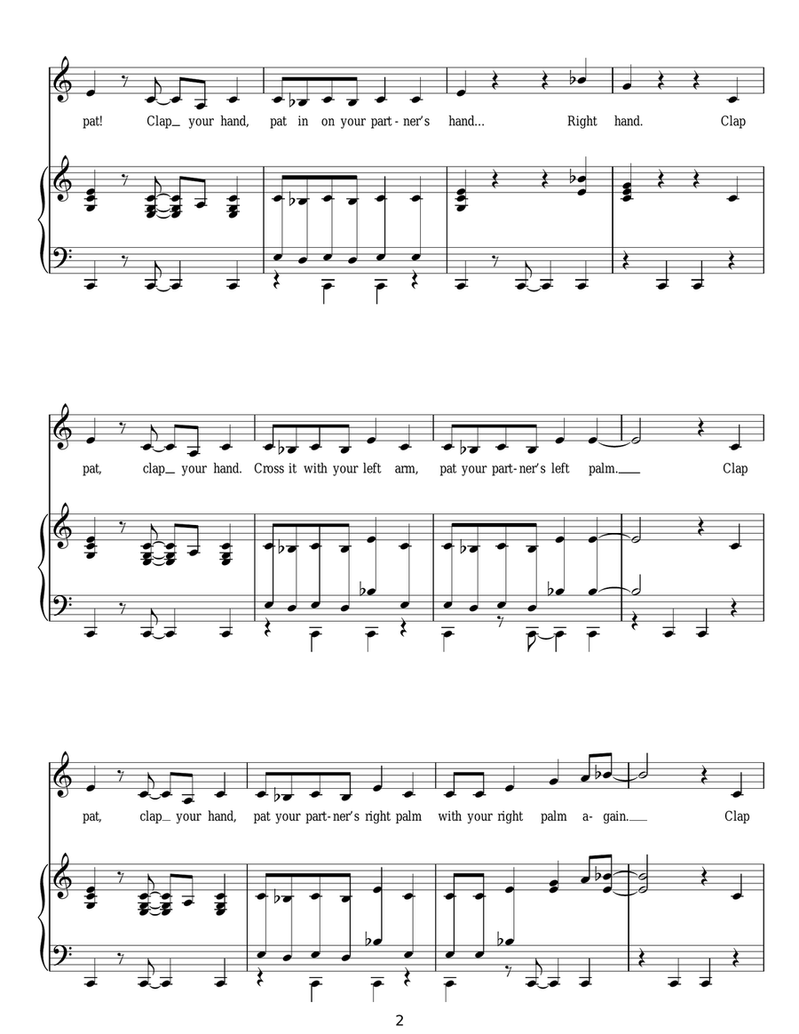 The Clapping Song The Clapping Song Guitar scores gallery preview page 2