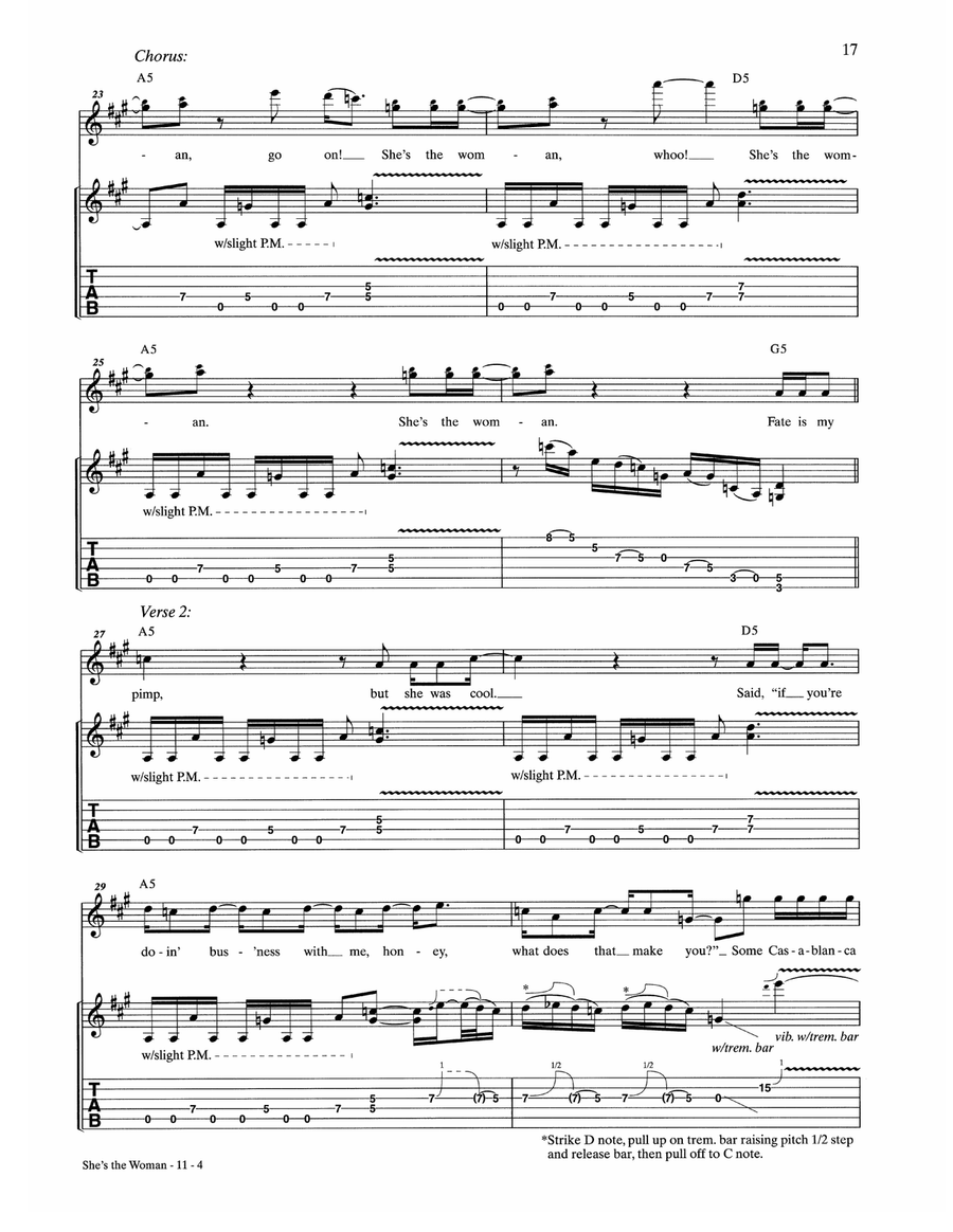 She's The Woman She's The Woman Acoustic Guitar scores gallery preview page 4