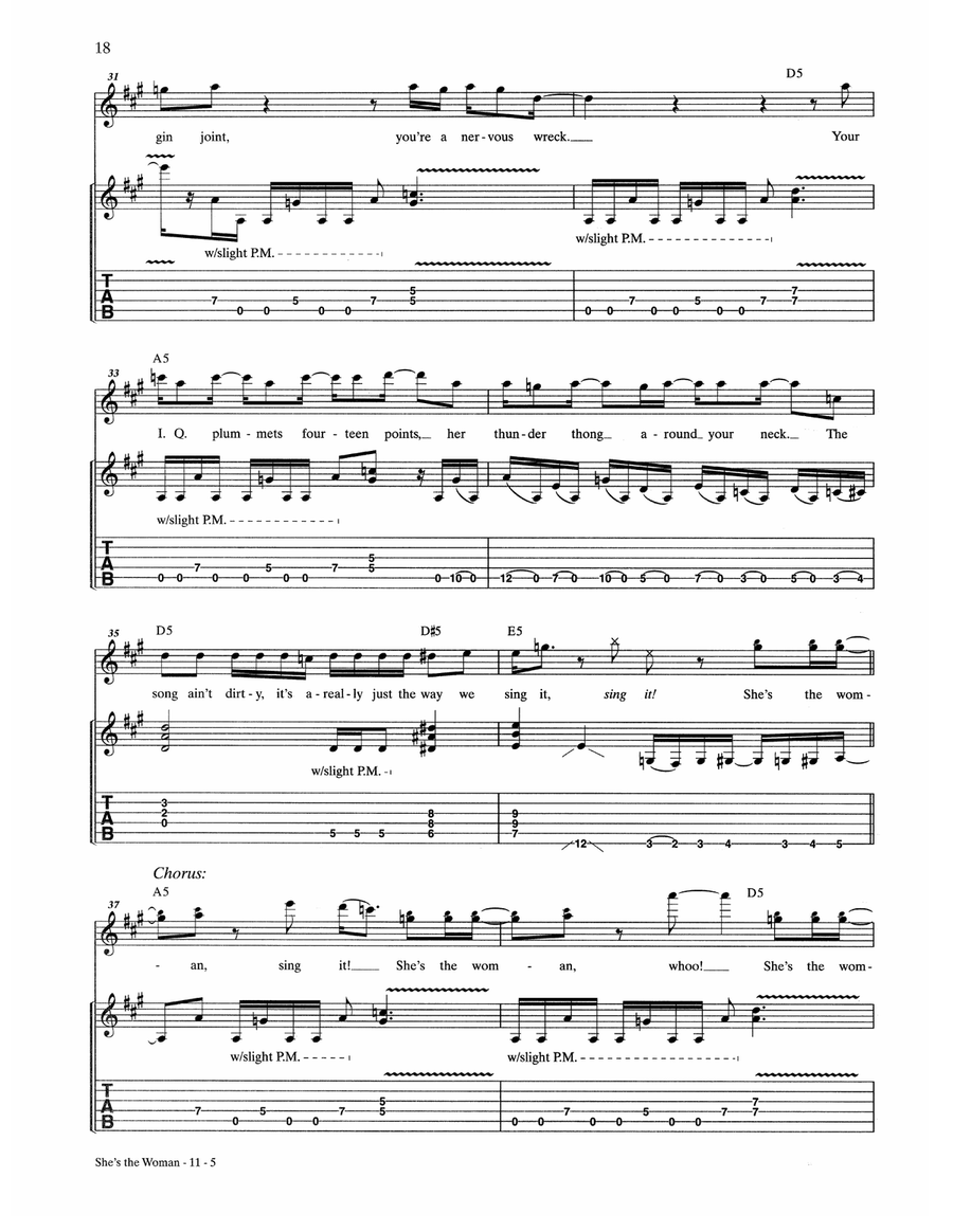 She's The Woman She's The Woman Acoustic Guitar scores gallery preview page 5