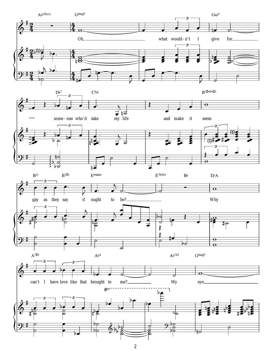 Something To Live For Guitar scores gallery preview page 2