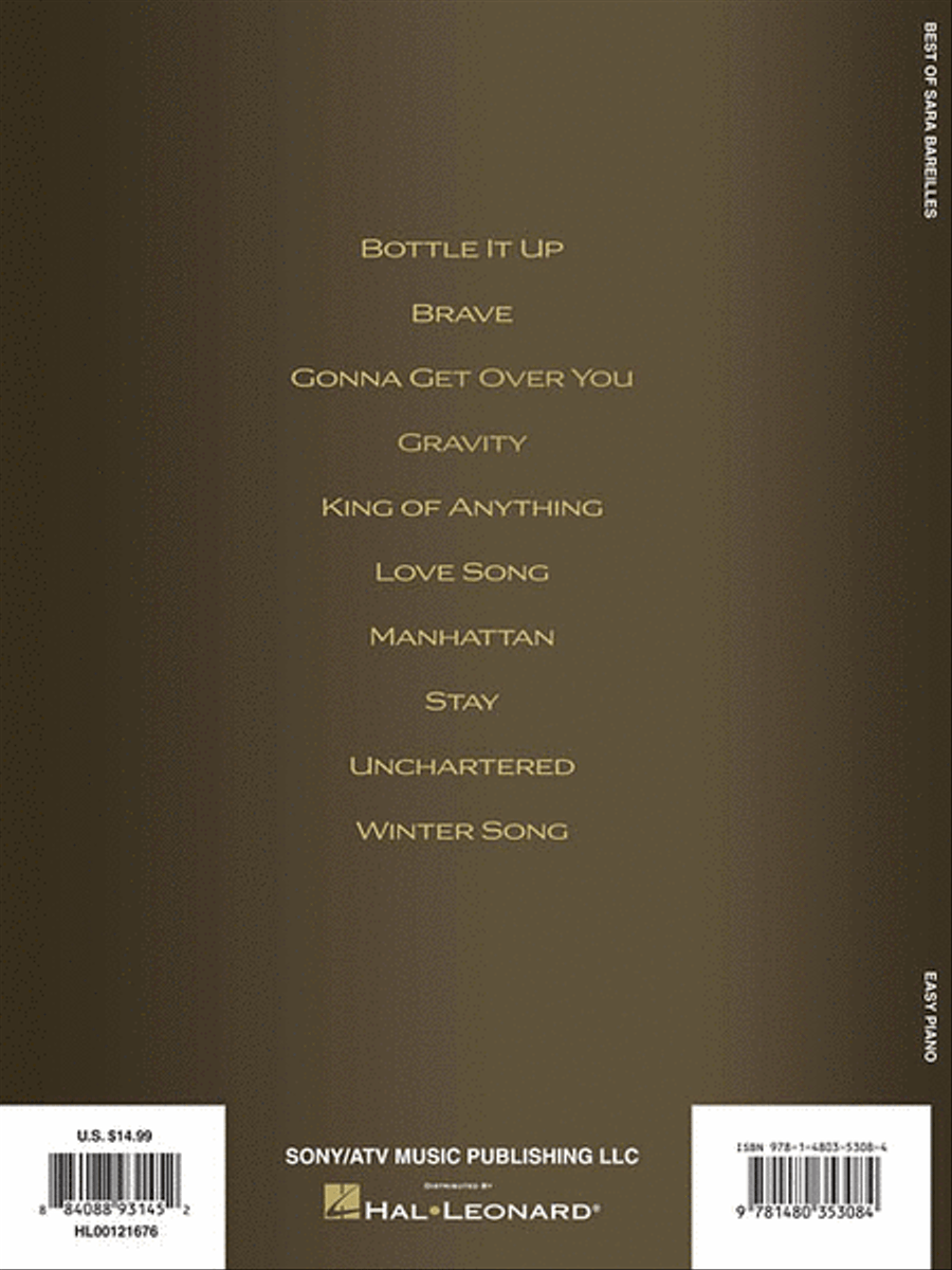 Best of Sara Bareilles Easy Piano scores gallery preview page 2