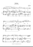 Ballade (Eb or Bb Sax & Piano). Advanced, smooth jazz improvisory feel.