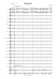 Back in Line, concert march, Score and parts
