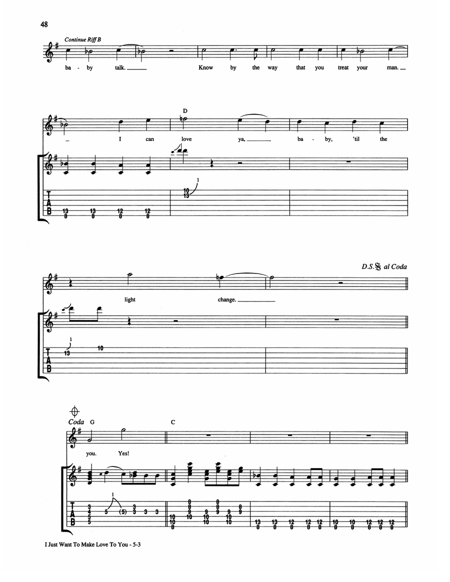 I Just Want To Make Love To You Acoustic Guitar scores gallery preview page 3