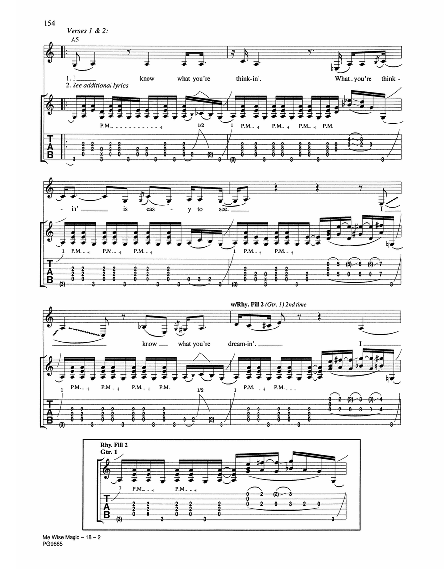Me Wise Magic Me Wise Magic Acoustic Guitar scores gallery preview page 2