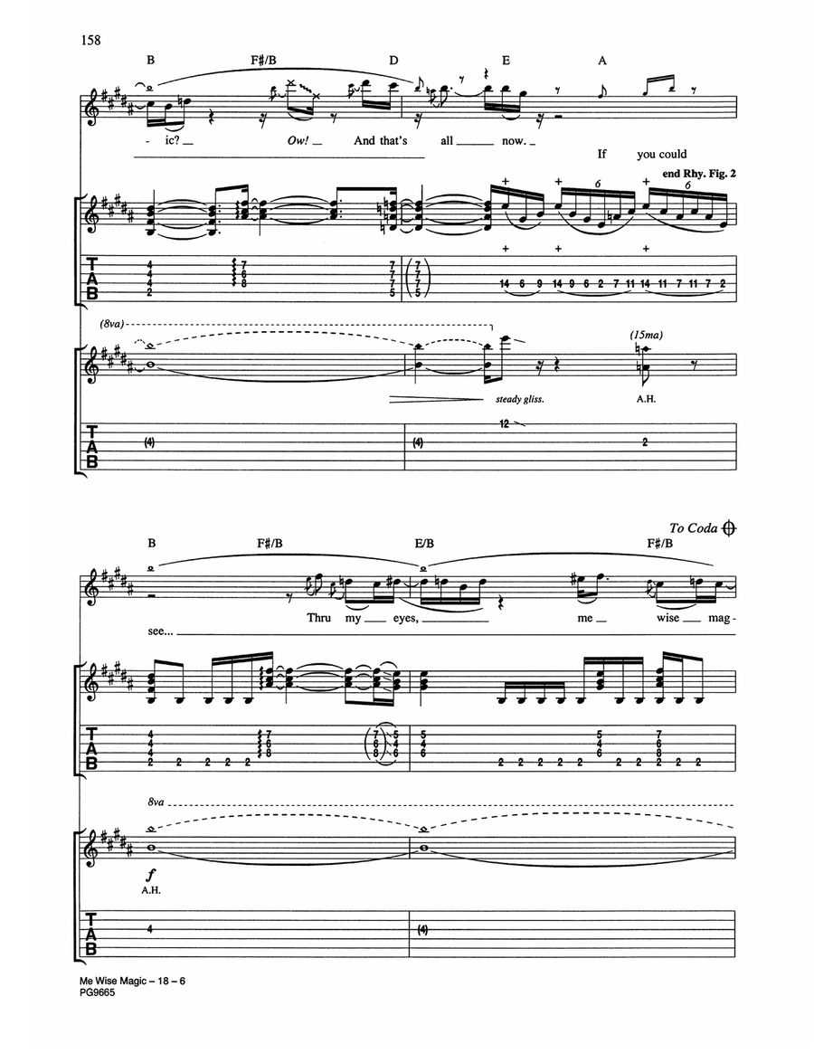 Me Wise Magic Me Wise Magic Acoustic Guitar scores gallery preview page 6