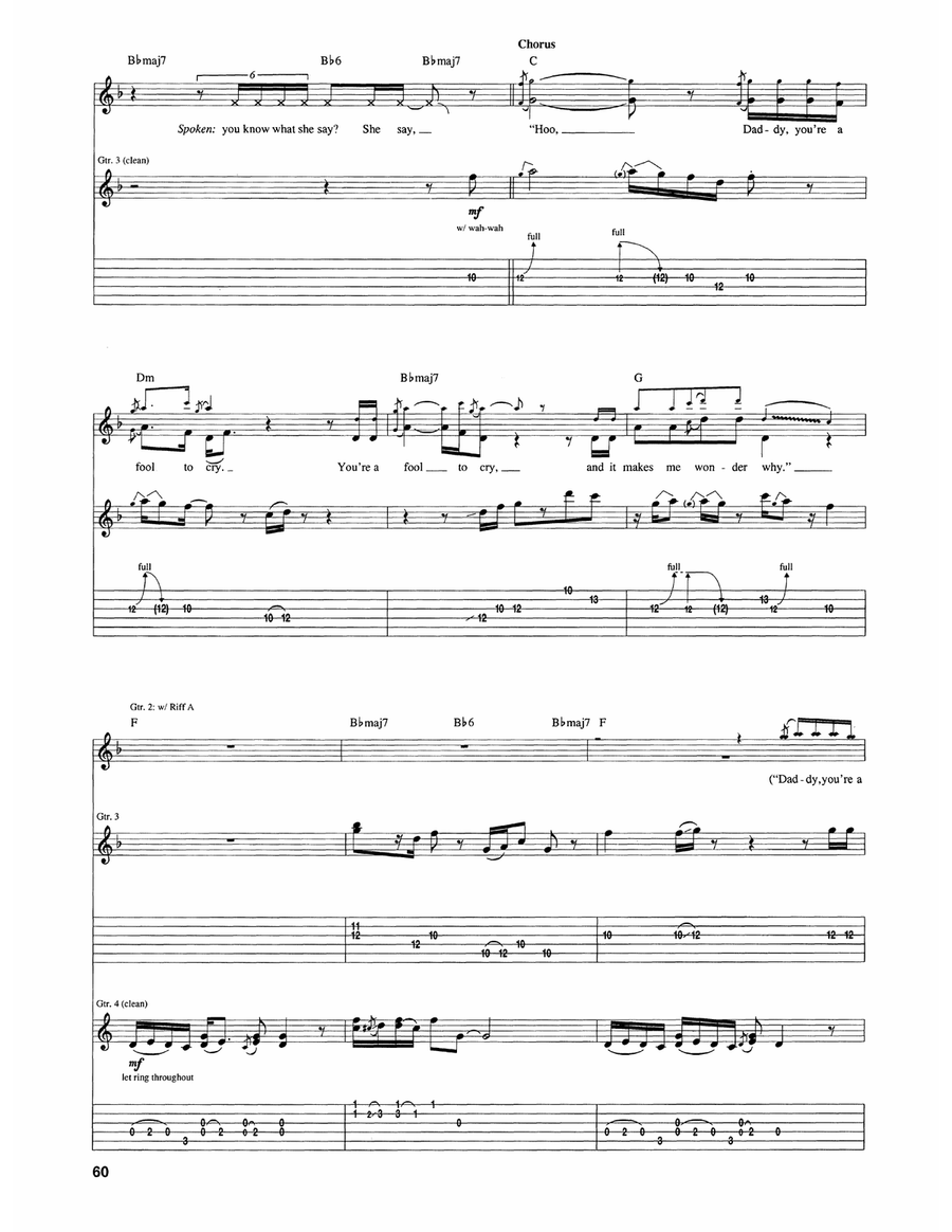 Fool To Cry Fool To Cry Acoustic Guitar scores gallery preview page 2